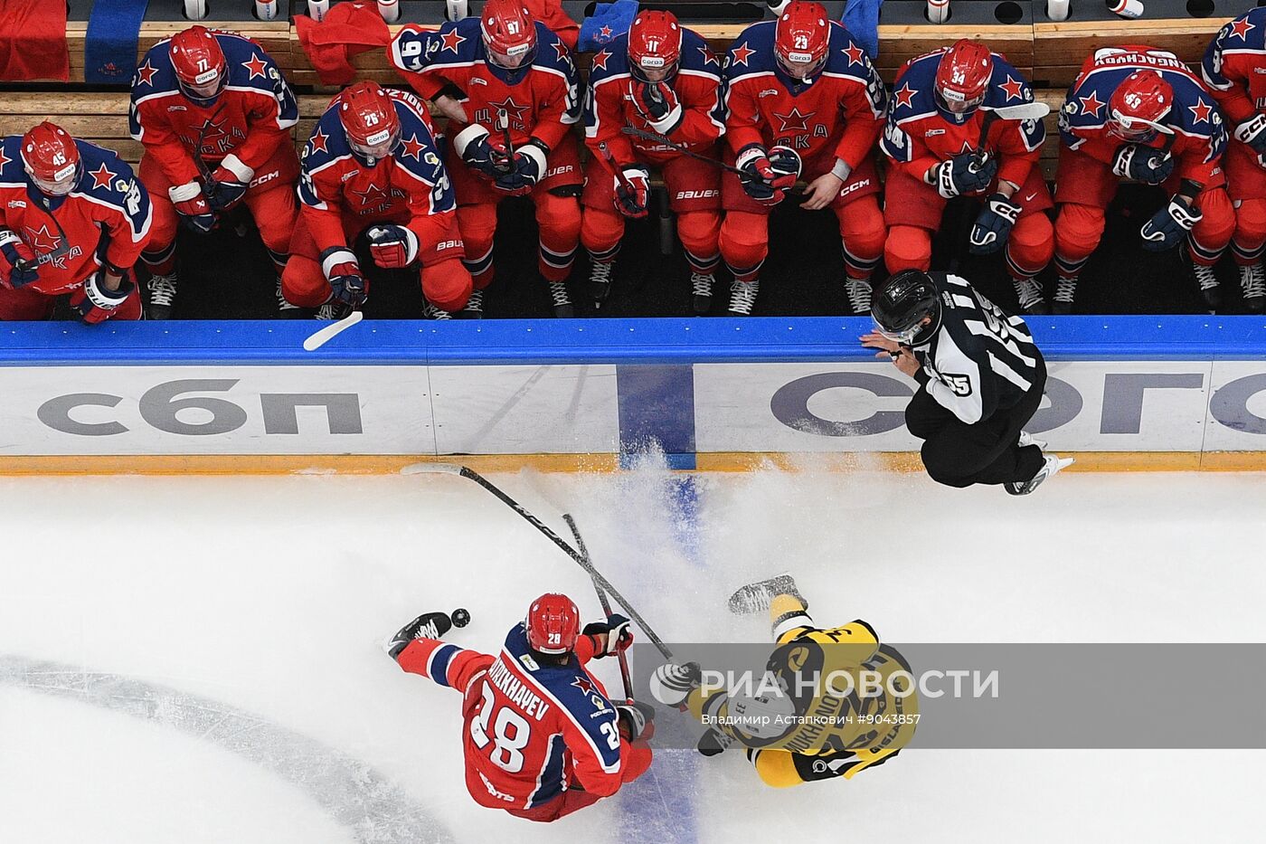 Хоккей. КХЛ. ЦСКА (Москва) - "Северсталь" (Череповец)