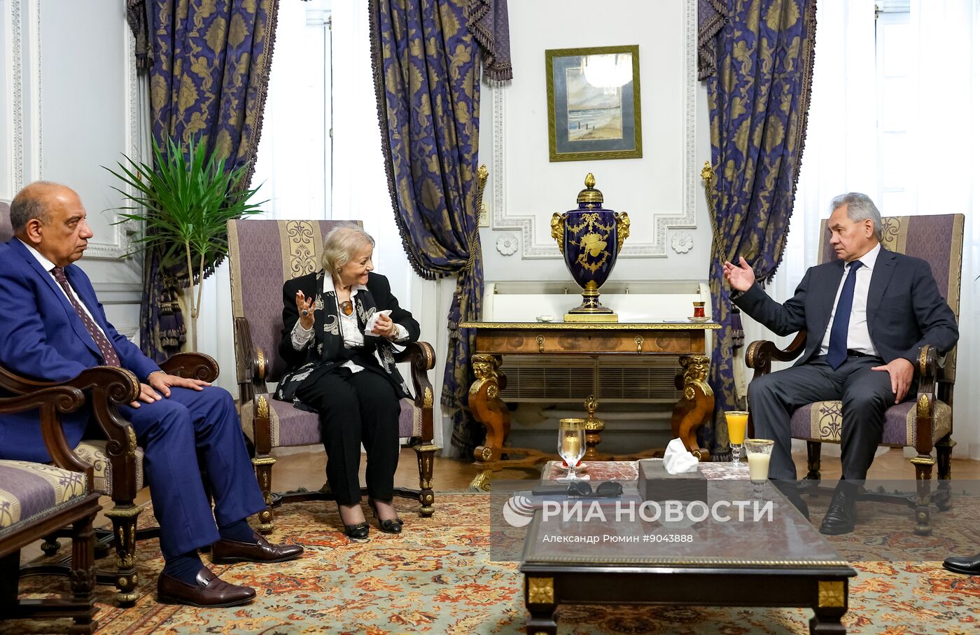 Визит секретаря Совбеза РФ Сергея Шойгу в Египет