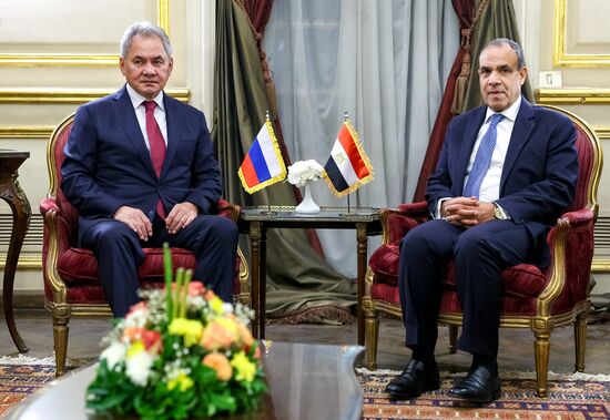 Визит секретаря Совбеза РФ Сергея Шойгу в Египет