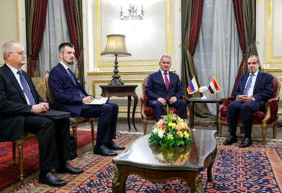 Визит секретаря Совбеза РФ Сергея Шойгу в Египет