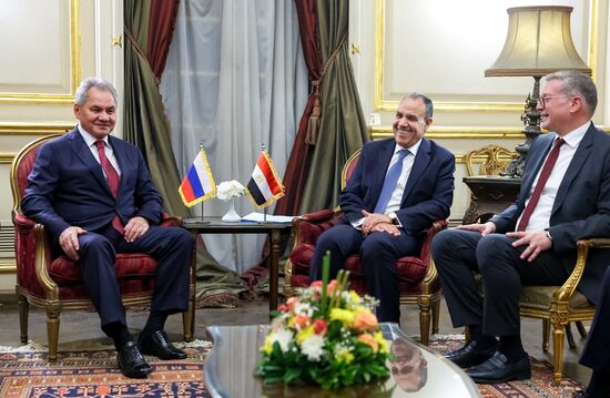 Визит секретаря Совбеза РФ Сергея Шойгу в Египет