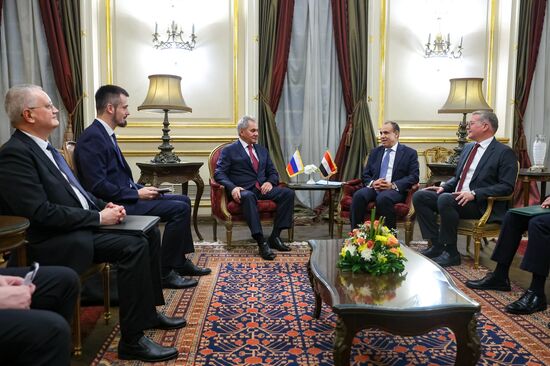 Визит секретаря Совбеза РФ Сергея Шойгу в Египет