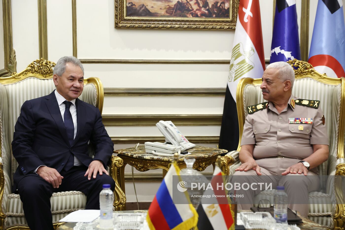 Визит секретаря Совбеза РФ Сергея Шойгу в Египет