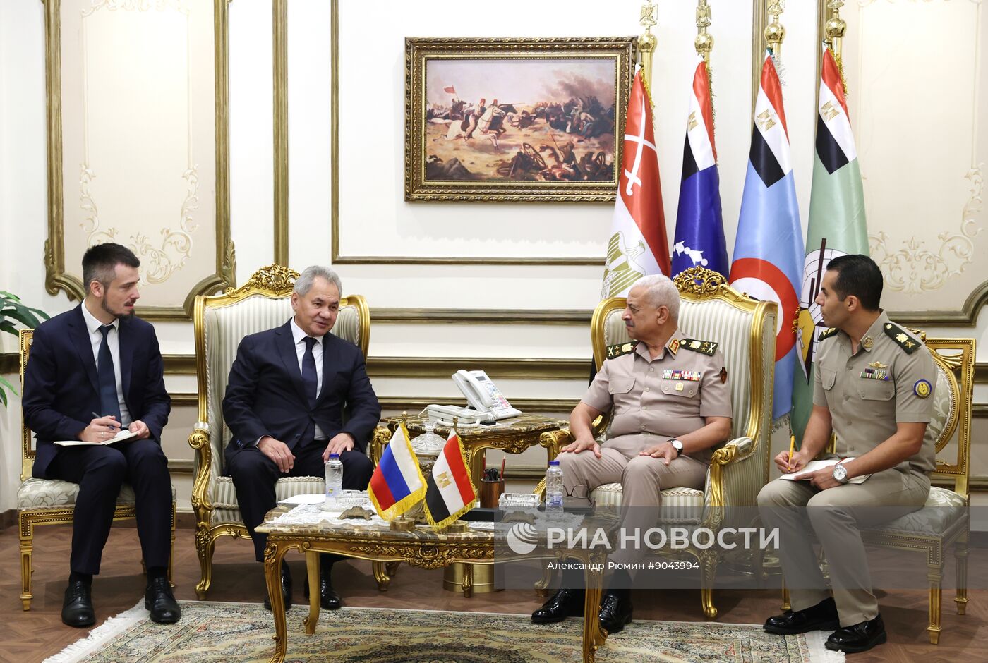 Визит секретаря Совбеза РФ Сергея Шойгу в Египет