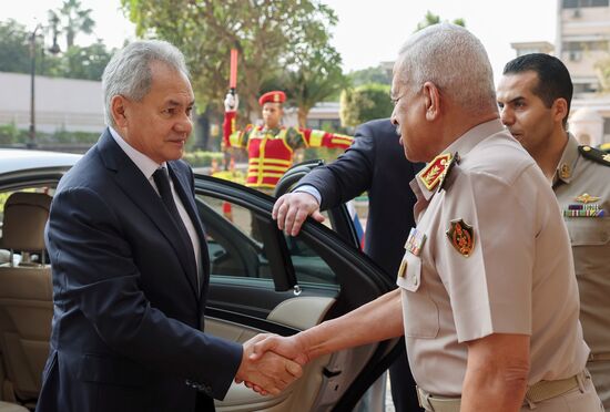 Визит секретаря Совбеза РФ Сергея Шойгу в Египет