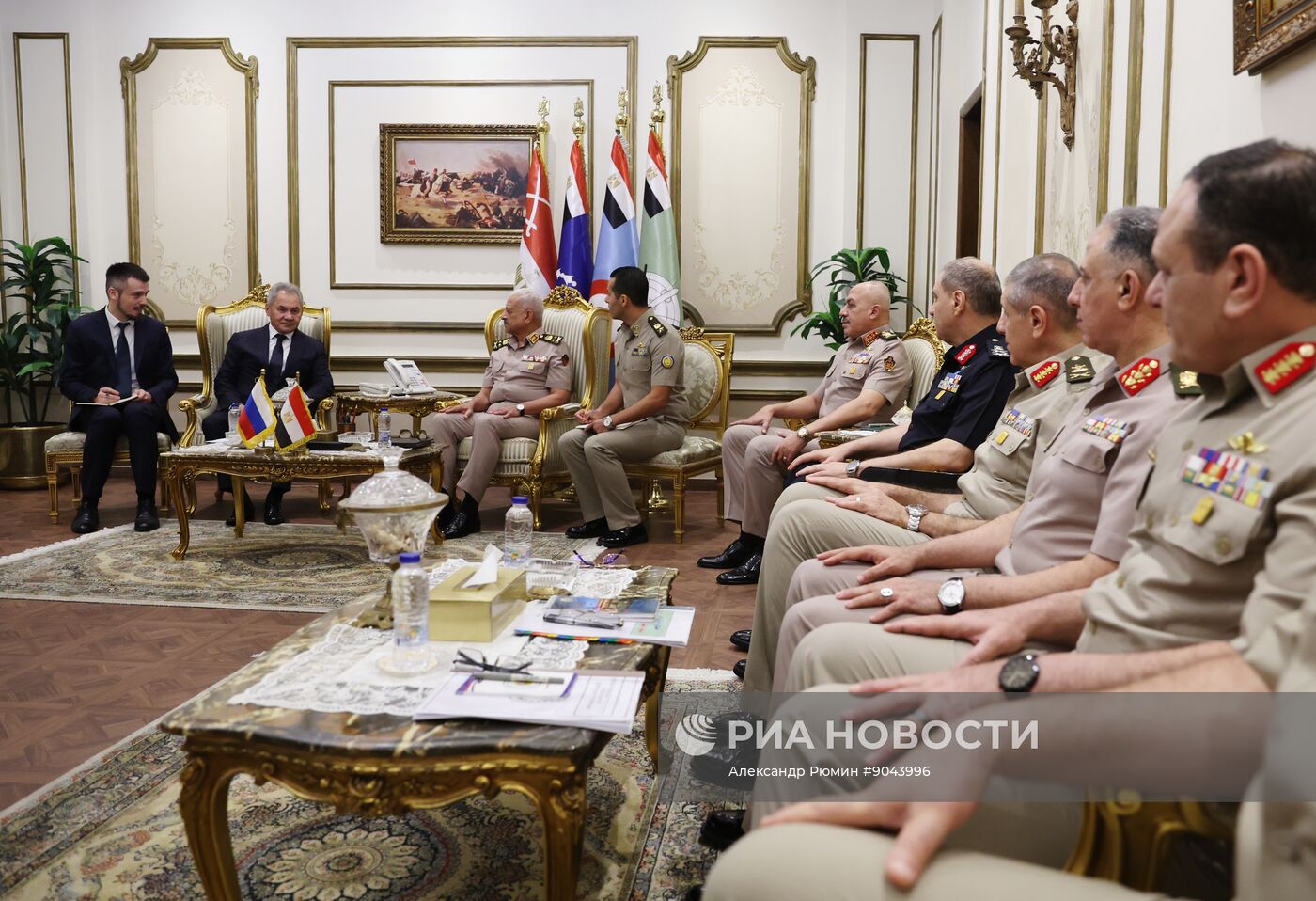 Визит секретаря Совбеза РФ Сергея Шойгу в Египет