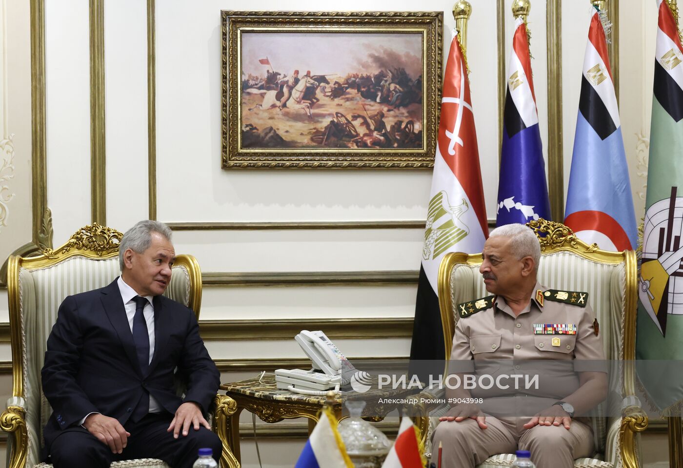 Визит секретаря Совбеза РФ Сергея Шойгу в Египет