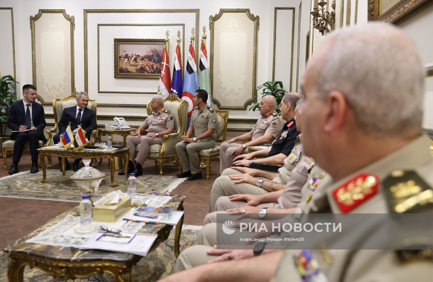 Визит секретаря Совбеза РФ Сергея Шойгу в Египет