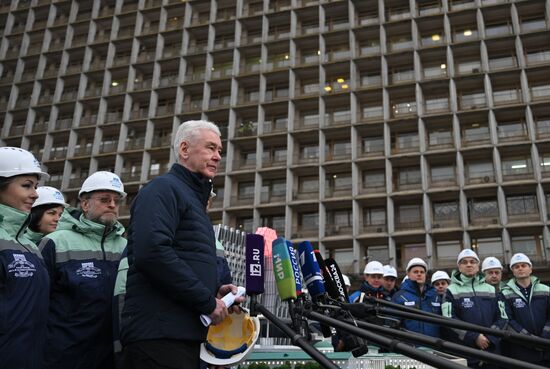 Строительство нового комплекса НИИ скорой помощи им. Склифосовского в Москве