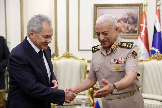 Визит секретаря Совбеза РФ Сергея Шойгу в Египет