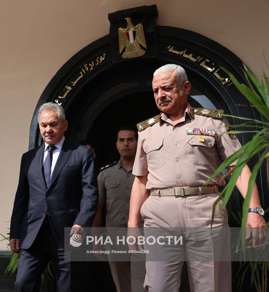 Визит секретаря Совбеза РФ Сергея Шойгу в Египет