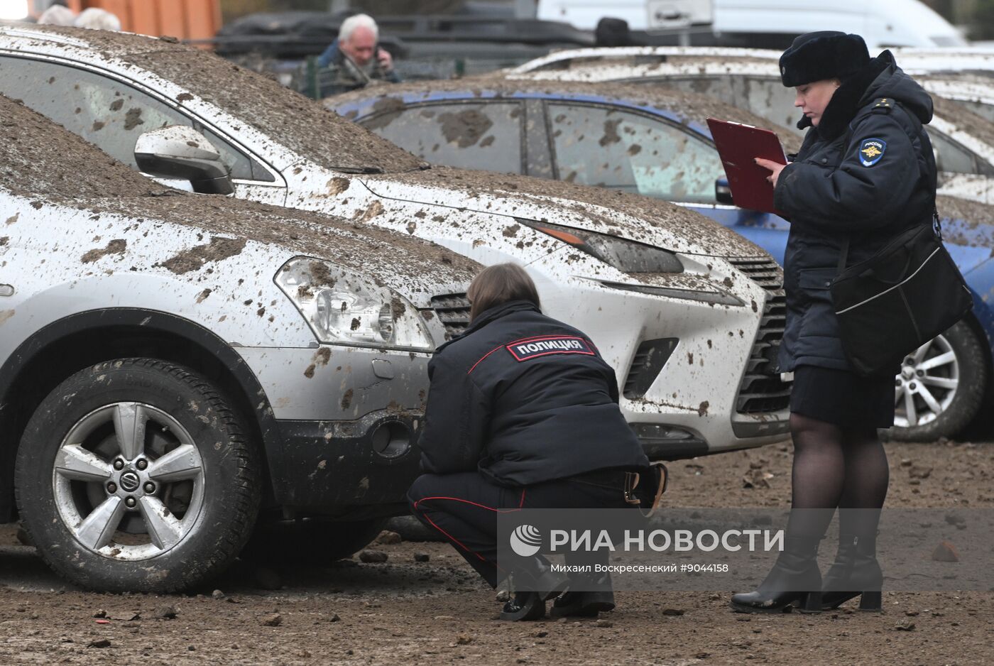 Обрушение конструкции горнолыжного комплекса "Снежком" в Красногорске