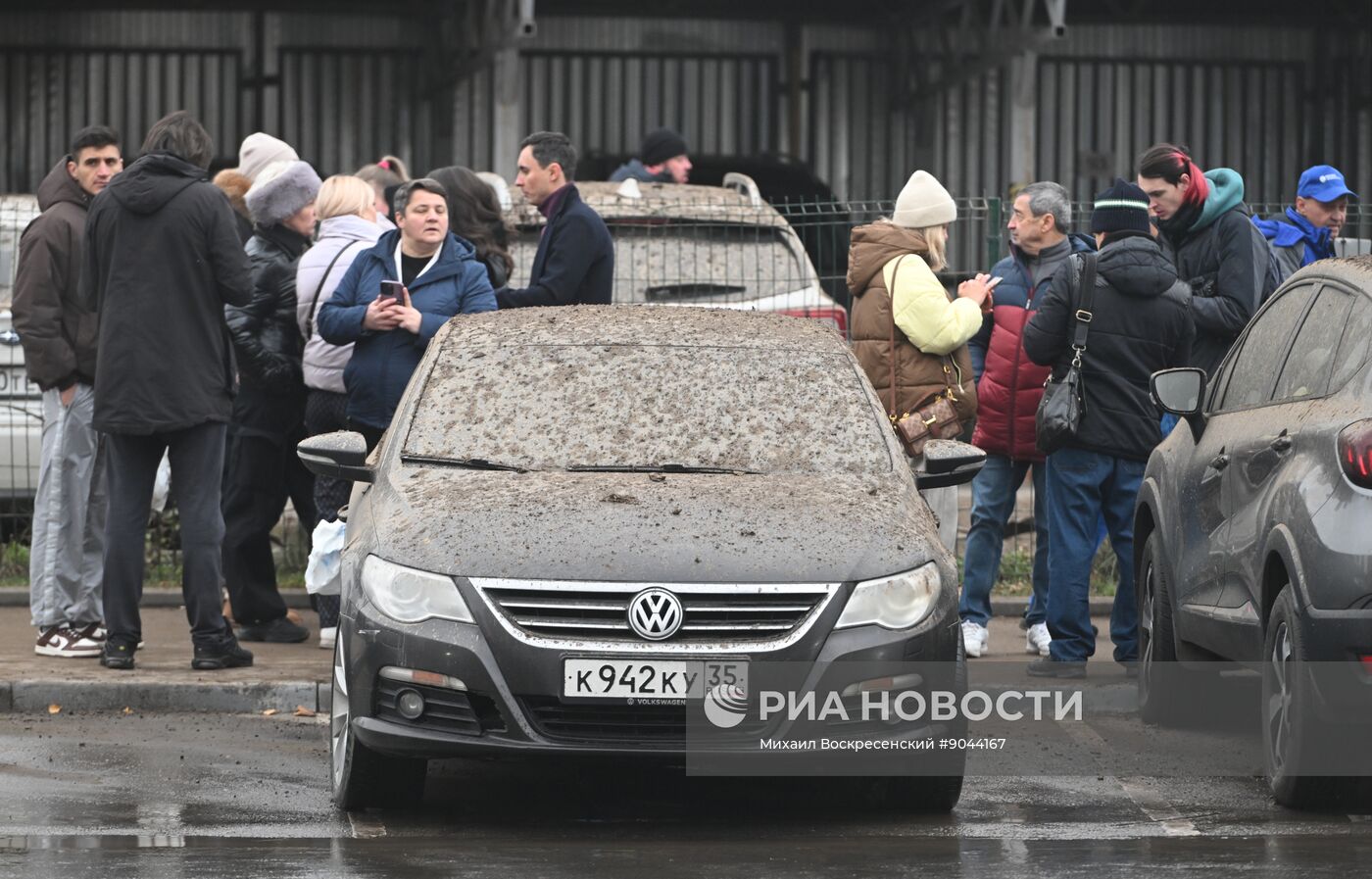Обрушение конструкции горнолыжного комплекса "Снежком" в Красногорске