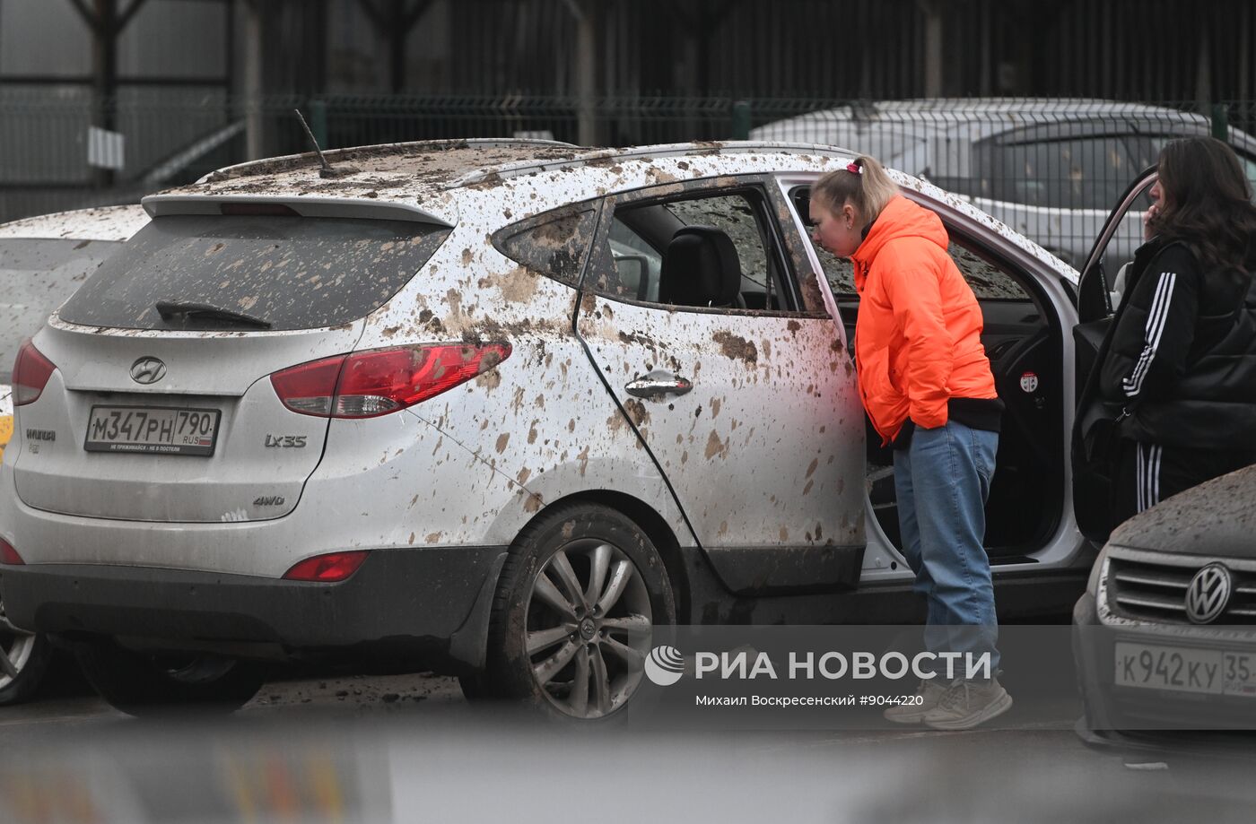Обрушение конструкции горнолыжного комплекса "Снежком" в Красногорске