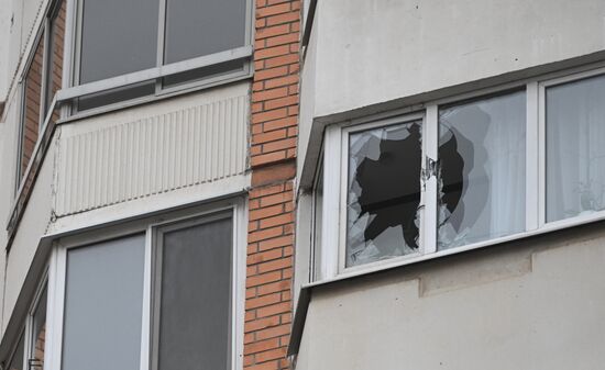 Обрушение конструкции горнолыжного комплекса "Снежком" в Красногорске