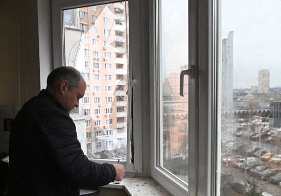 Обрушение конструкции горнолыжного комплекса "Снежком" в Красногорске