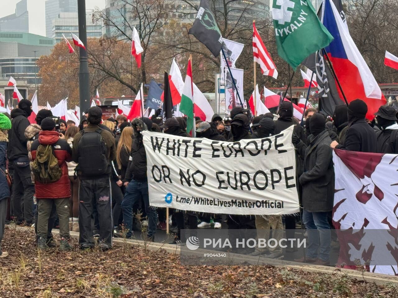 Марш националистов в Варшаве