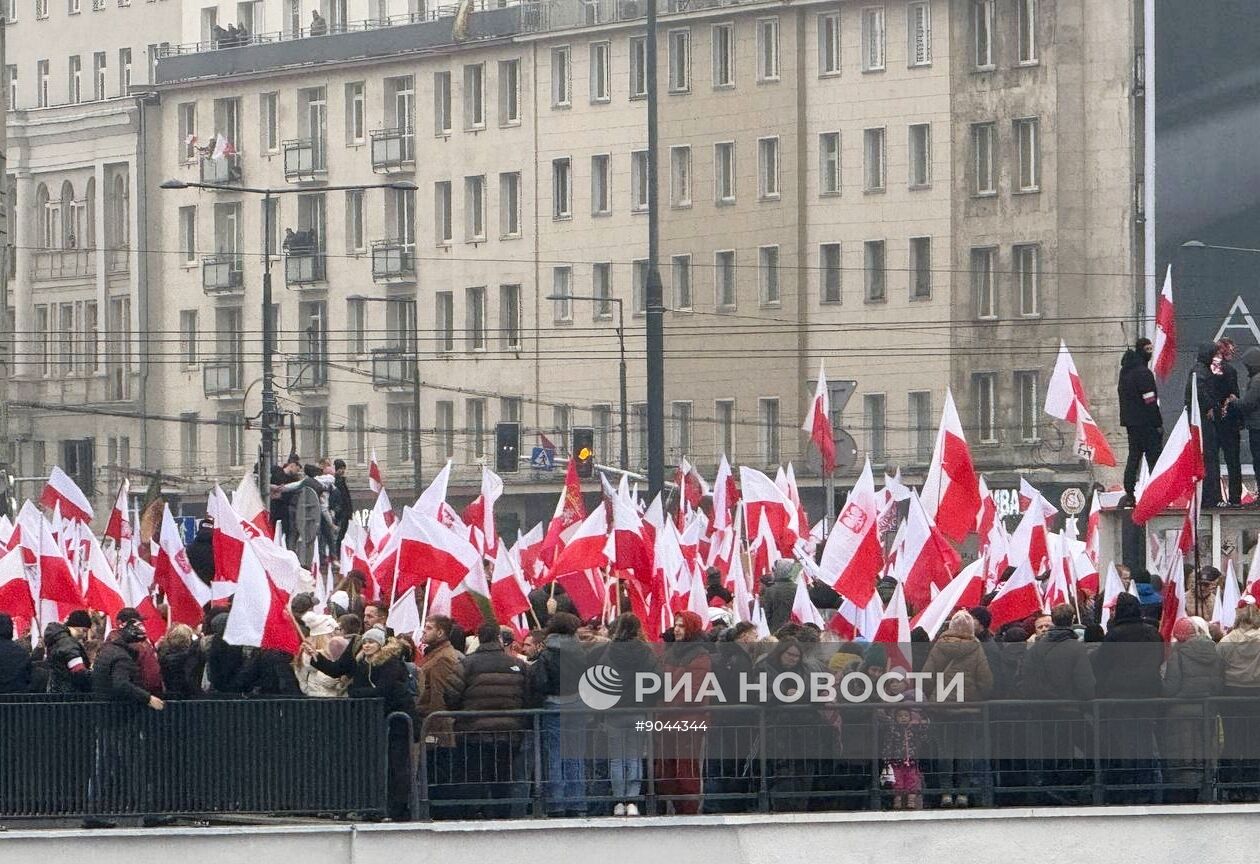 Марш националистов в Варшаве