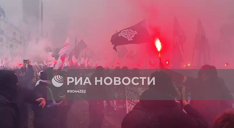 Марш националистов в Варшаве