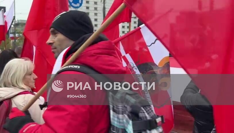 Марш националистов в Варшаве