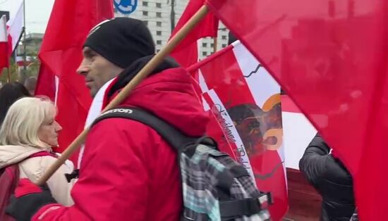 Марш националистов в Варшаве