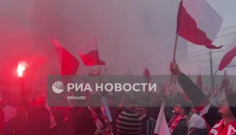 Марш националистов в Варшаве