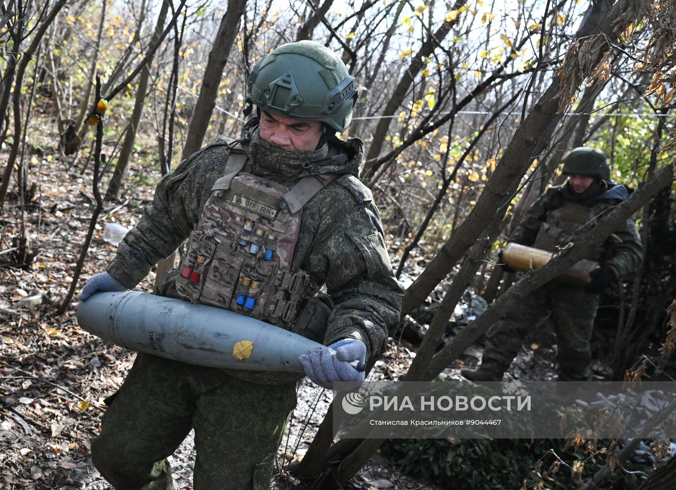 Боевая работа САУ "Мста-С" группировки войск "Центр"