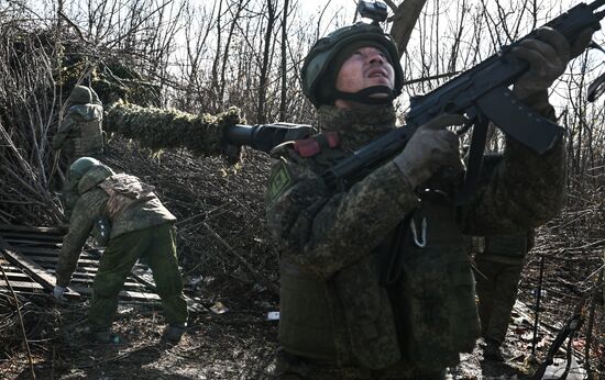 Боевая работа САУ "Мста-С" группировки войск "Центр"