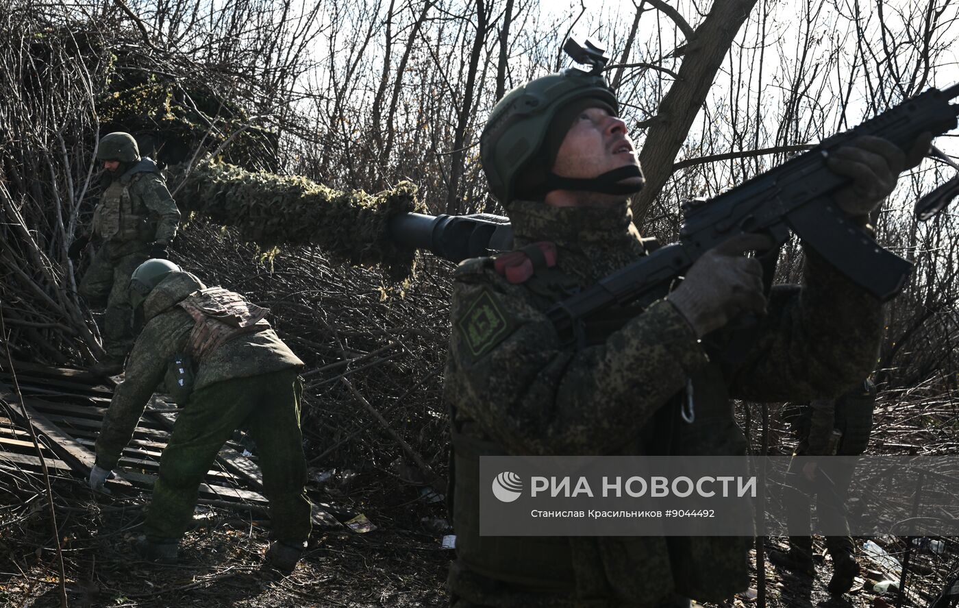 Боевая работа САУ "Мста-С" группировки войск "Центр"
