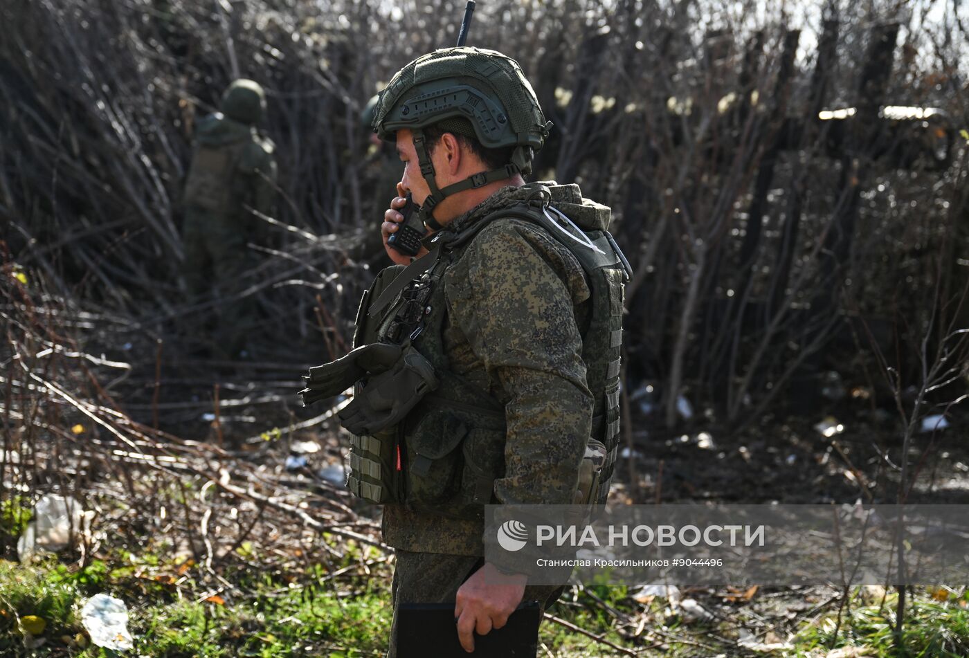 Боевая работа САУ "Мста-С" группировки войск "Центр"