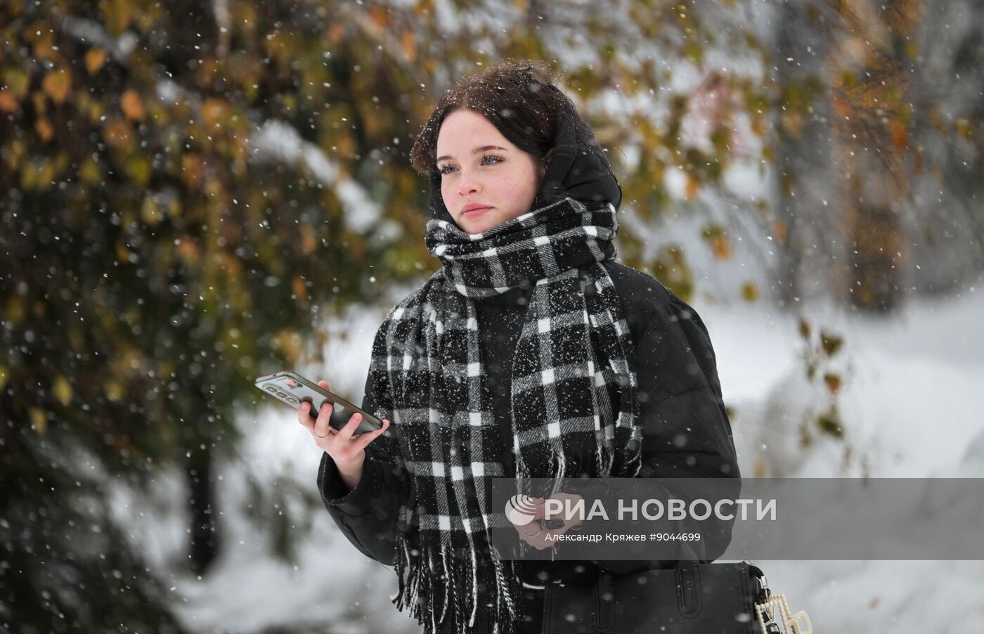 Снег в Новосибирске