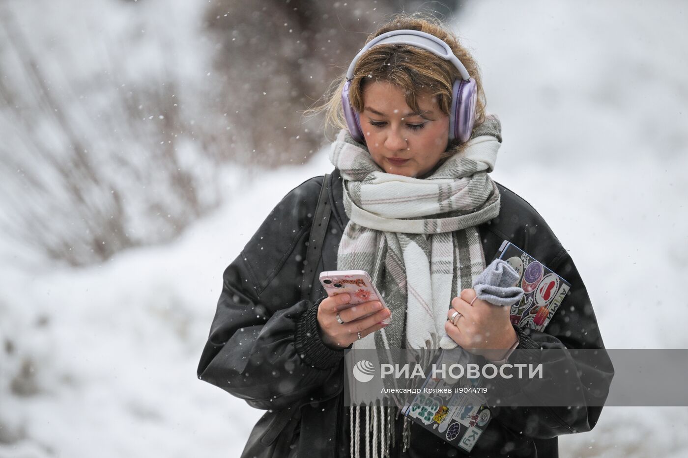 Снег в Новосибирске
