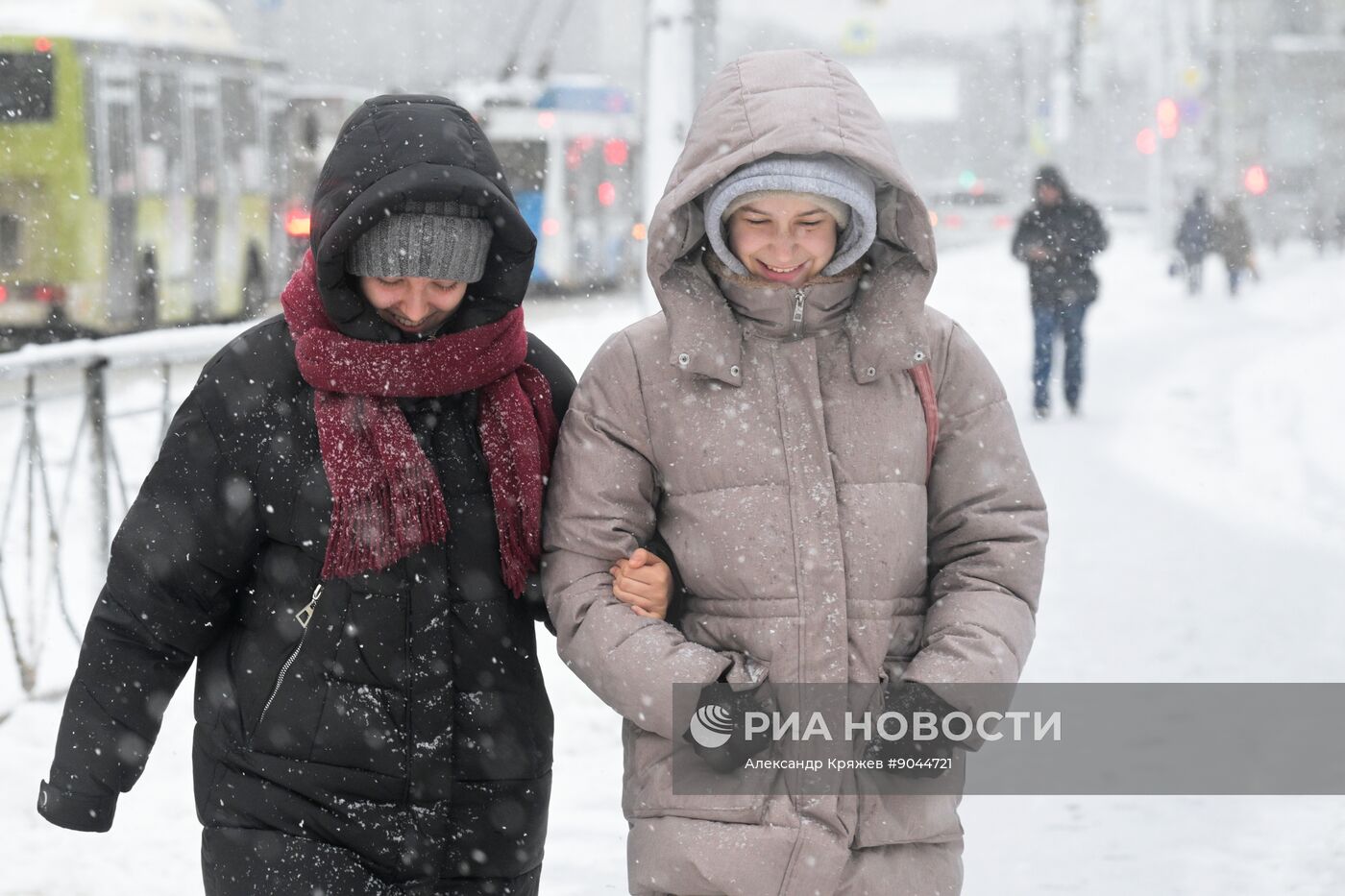 Снег в Новосибирске