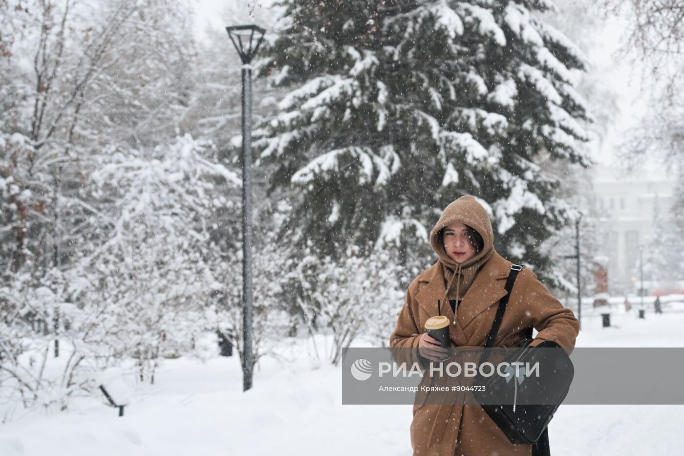 Снег в Новосибирске