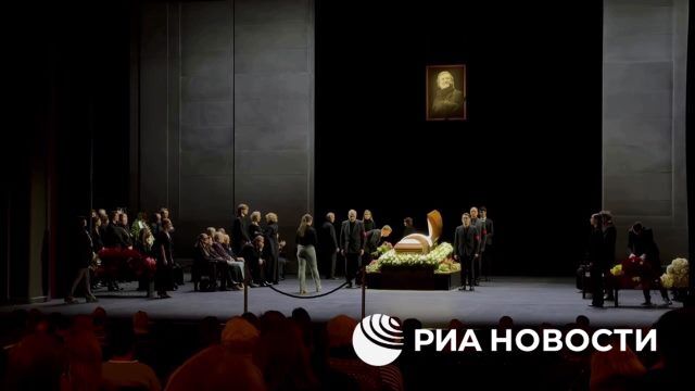 Церемония прощания с народным артистом России Владимиром Симоновым