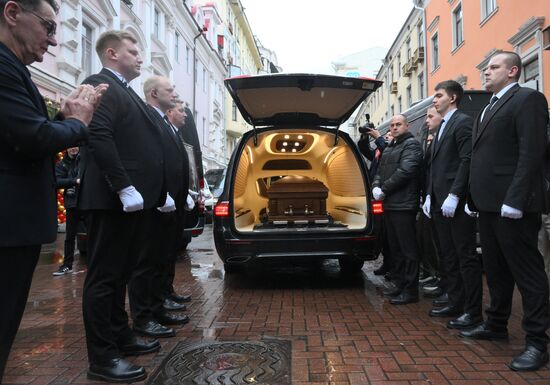 Прощание c народным артистом России Владимиром Симоновым