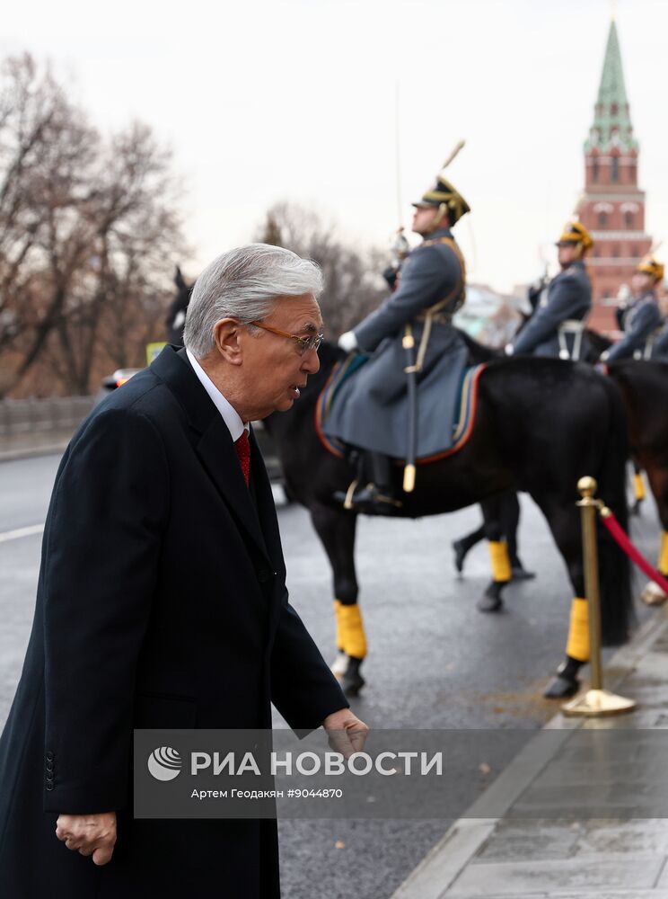 Переговоры президента Владимира Путина и президента Казахстана Касым-Жомарта Токаева