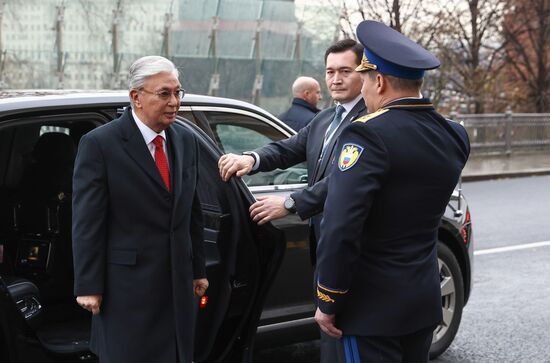 Переговоры президента Владимира Путина и президента Казахстана Касым-Жомарта Токаева