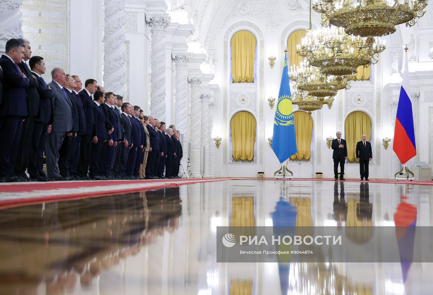 Переговоры президента Владимира Путина и президента Казахстана Касым-Жомарта Токаева