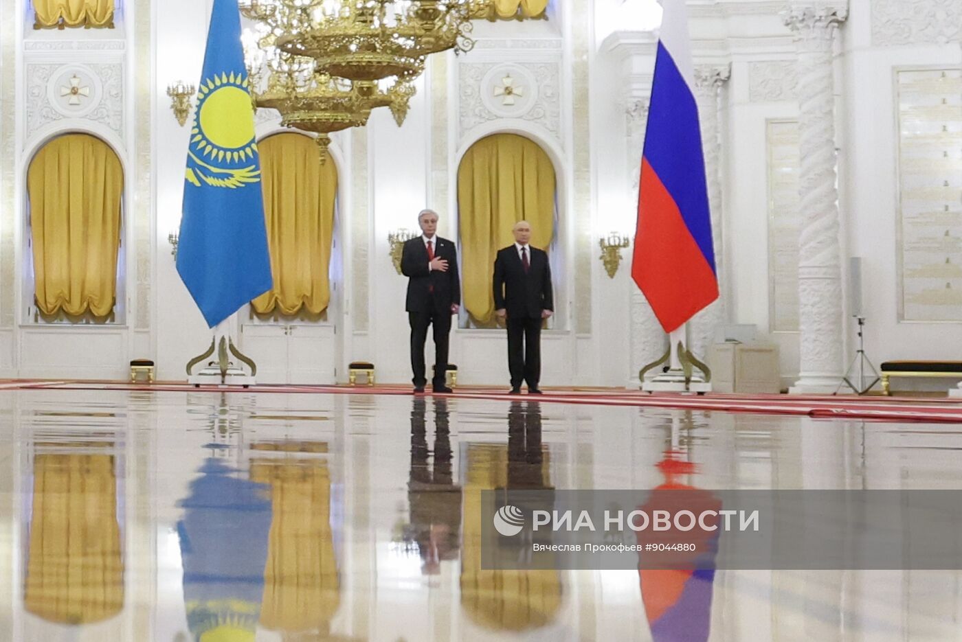 Переговоры президента Владимира Путина и президента Казахстана Касым-Жомарта Токаева