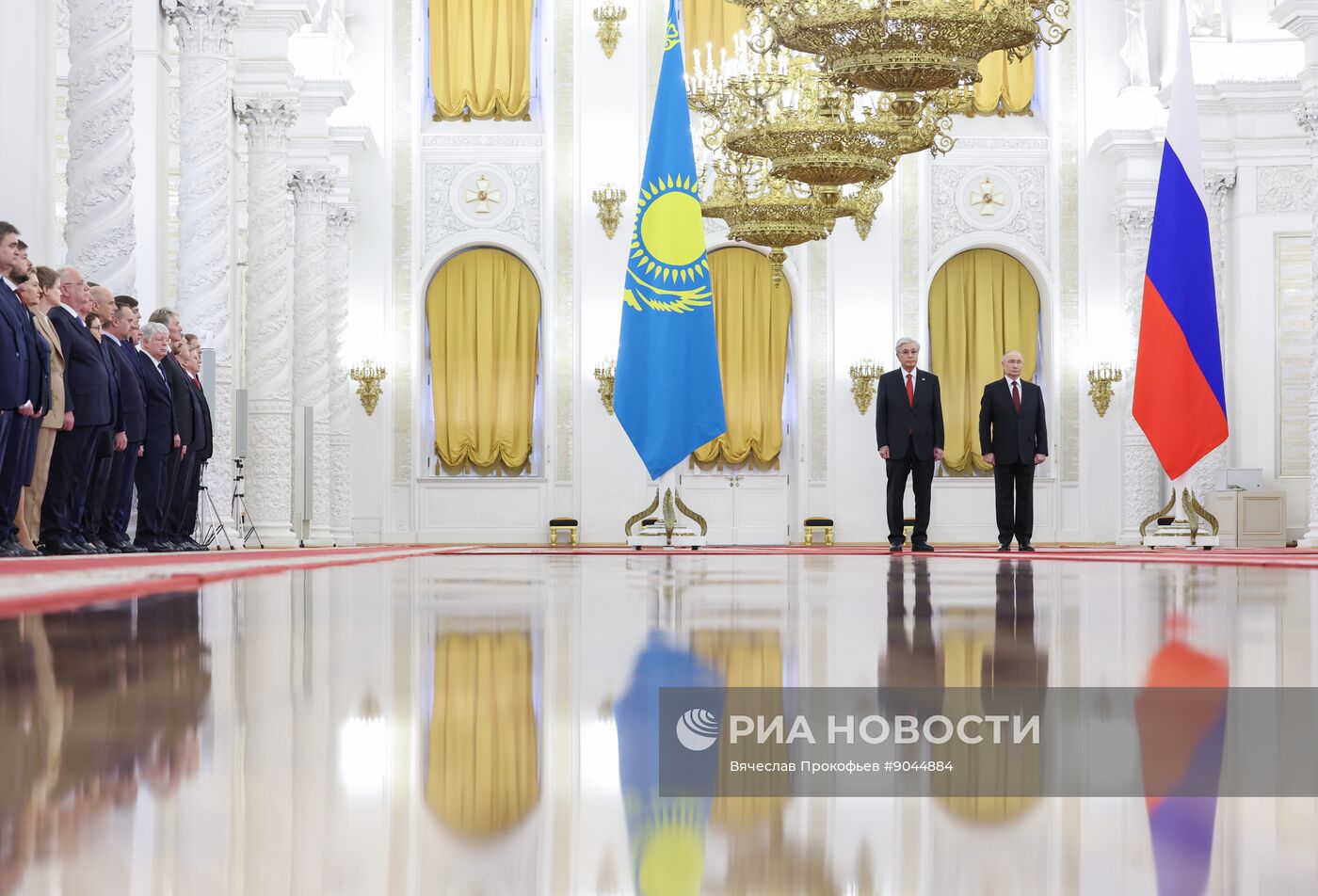 Переговоры президента Владимира Путина и президента Казахстана Касым-Жомарта Токаева