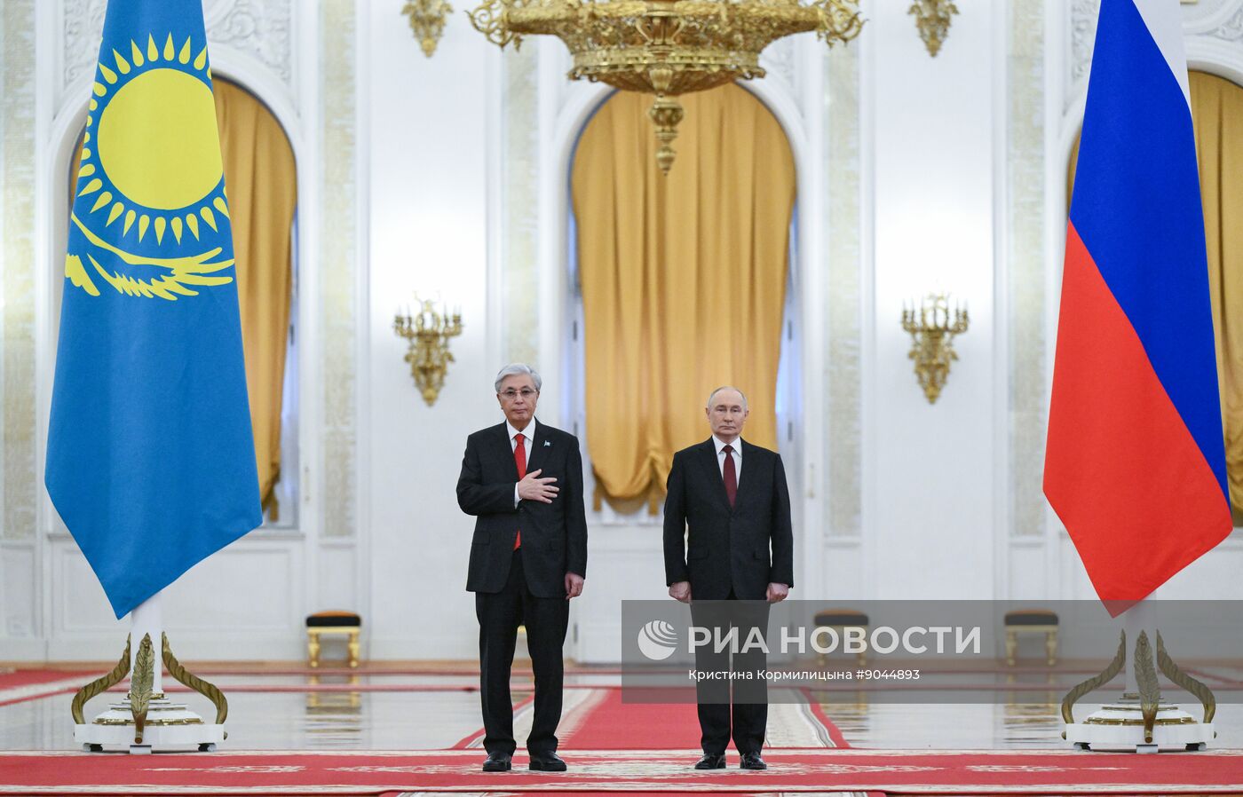 Переговоры президента Владимира Путина и президента Казахстана Касым-Жомарта Токаева