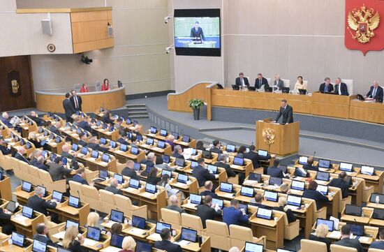 "Правительственный час" в Госдуме РФ