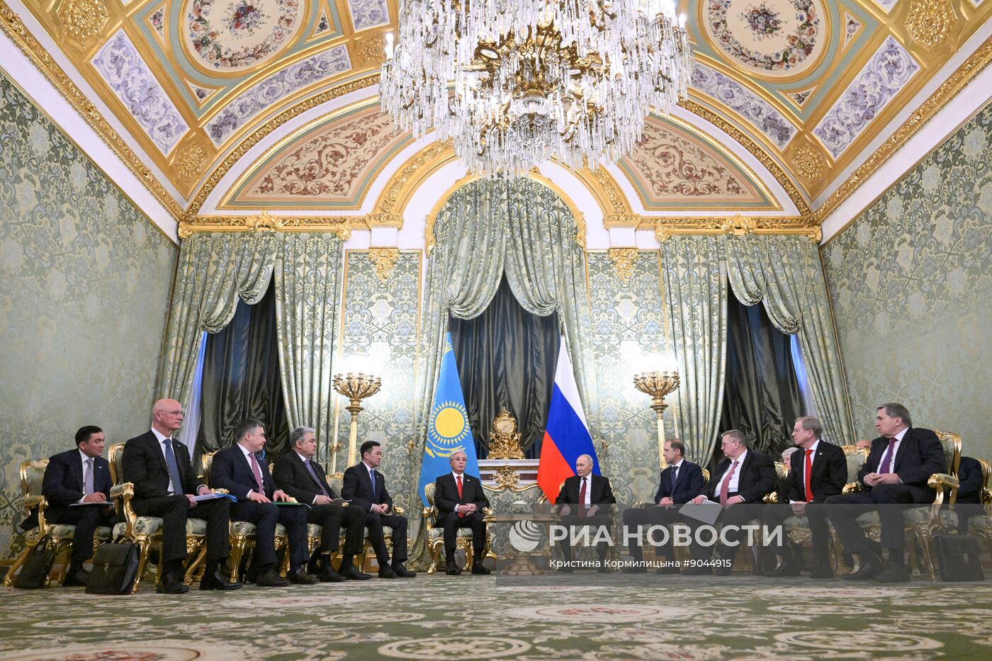 Переговоры президента Владимира Путина и президента Казахстана Касым-Жомарта Токаева