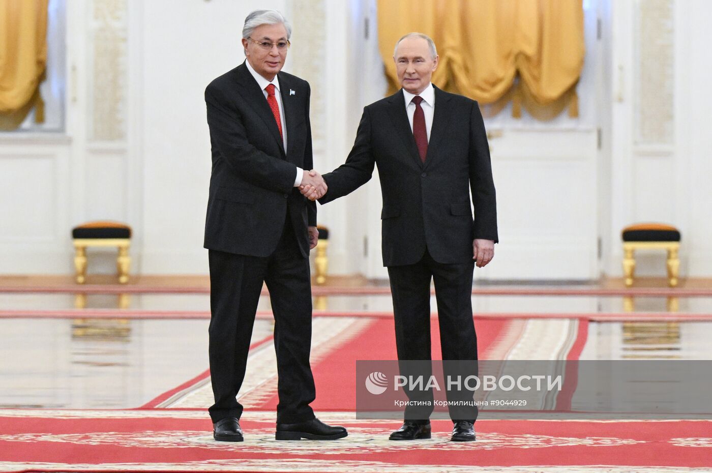 Переговоры президента Владимира Путина и президента Казахстана Касым-Жомарта Токаева