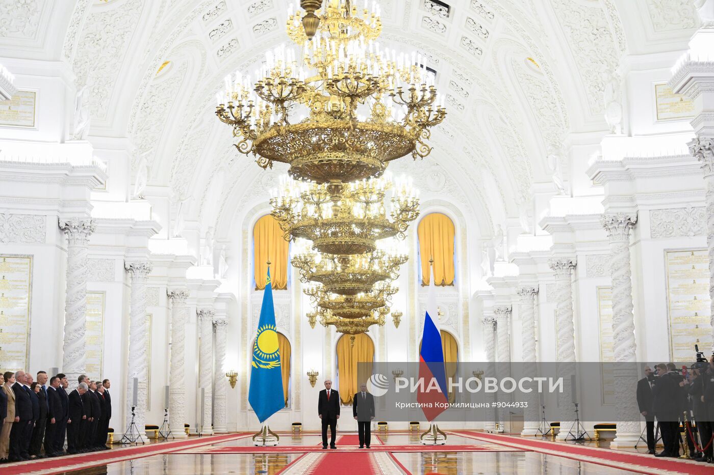 Переговоры президента Владимира Путина и президента Казахстана Касым-Жомарта Токаева