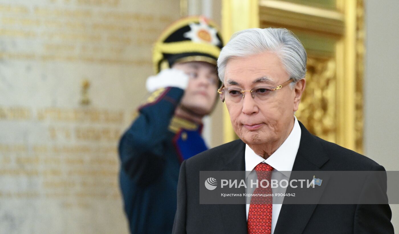 Переговоры президента Владимира Путина и президента Казахстана Касым-Жомарта Токаева