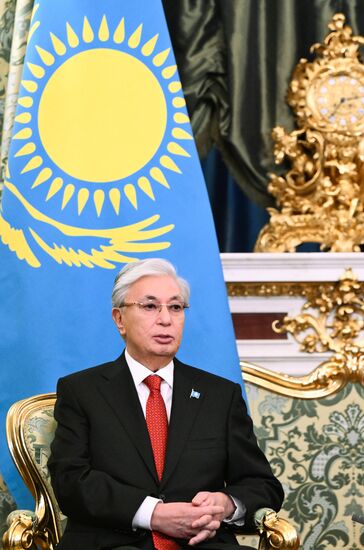 Переговоры президента Владимира Путина и президента Казахстана Касым-Жомарта Токаева