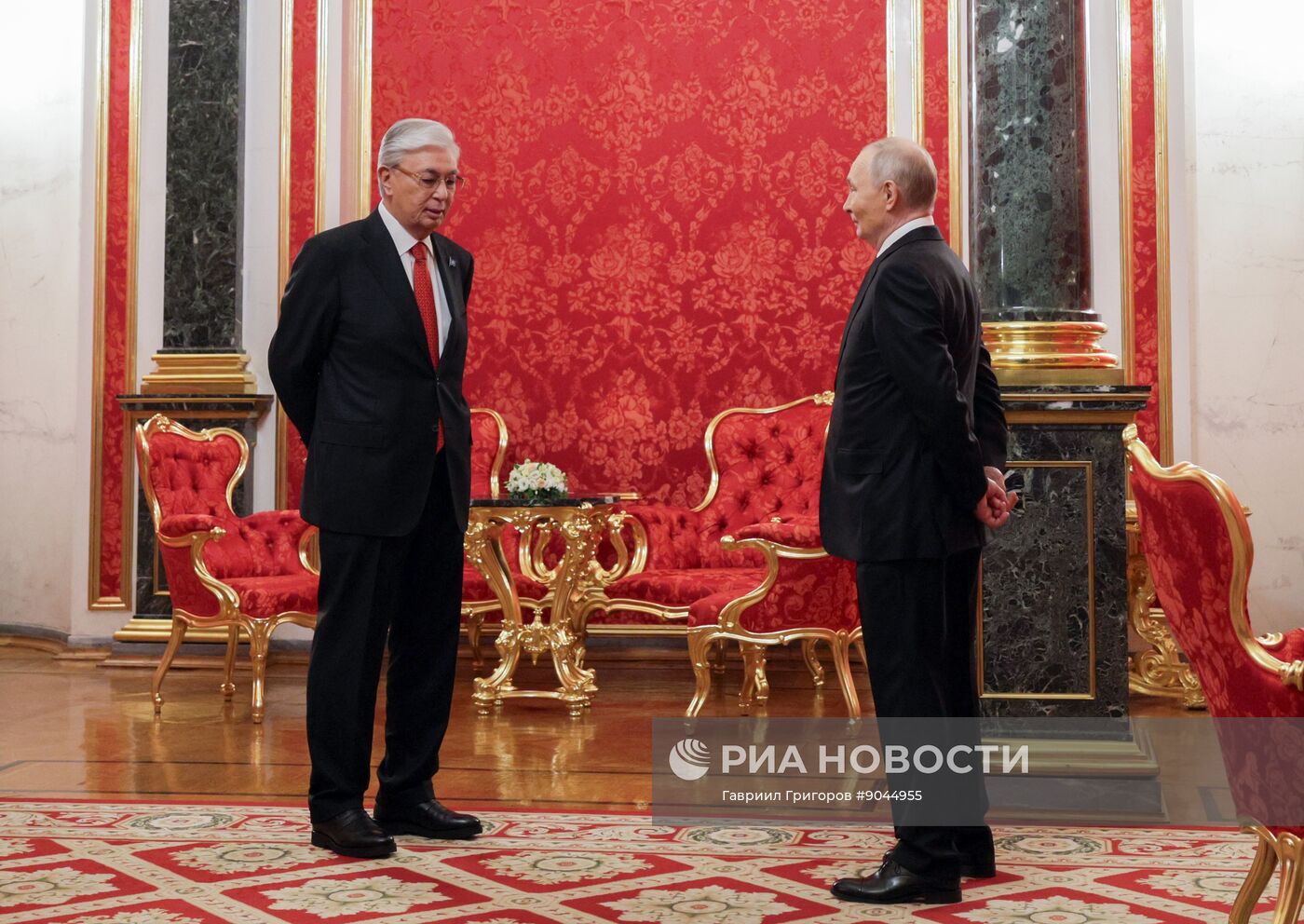 Переговоры президента Владимира Путина и президента Казахстана Касым-Жомарта Токаева