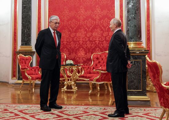 Переговоры президента Владимира Путина и президента Казахстана Касым-Жомарта Токаева